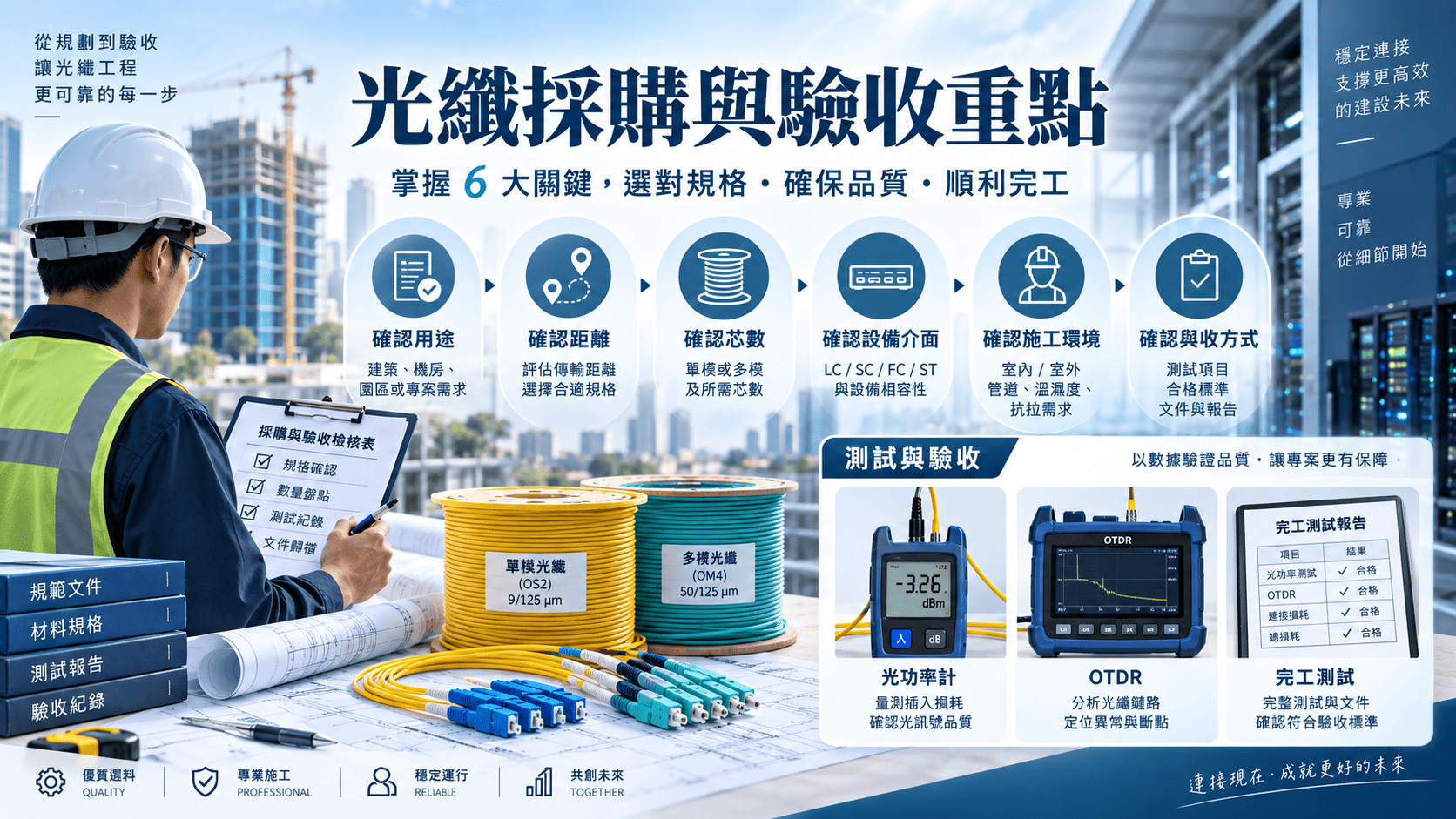 光纖網路線怎麼選？工程行、水電行與標案採購必看的 6 個選型關鍵